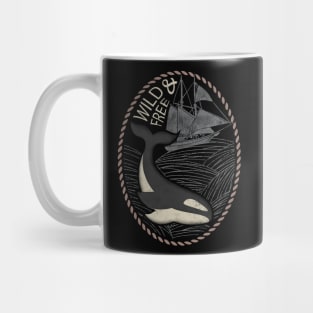 Orca Whale - Wild and Free Animal Ocean Mug